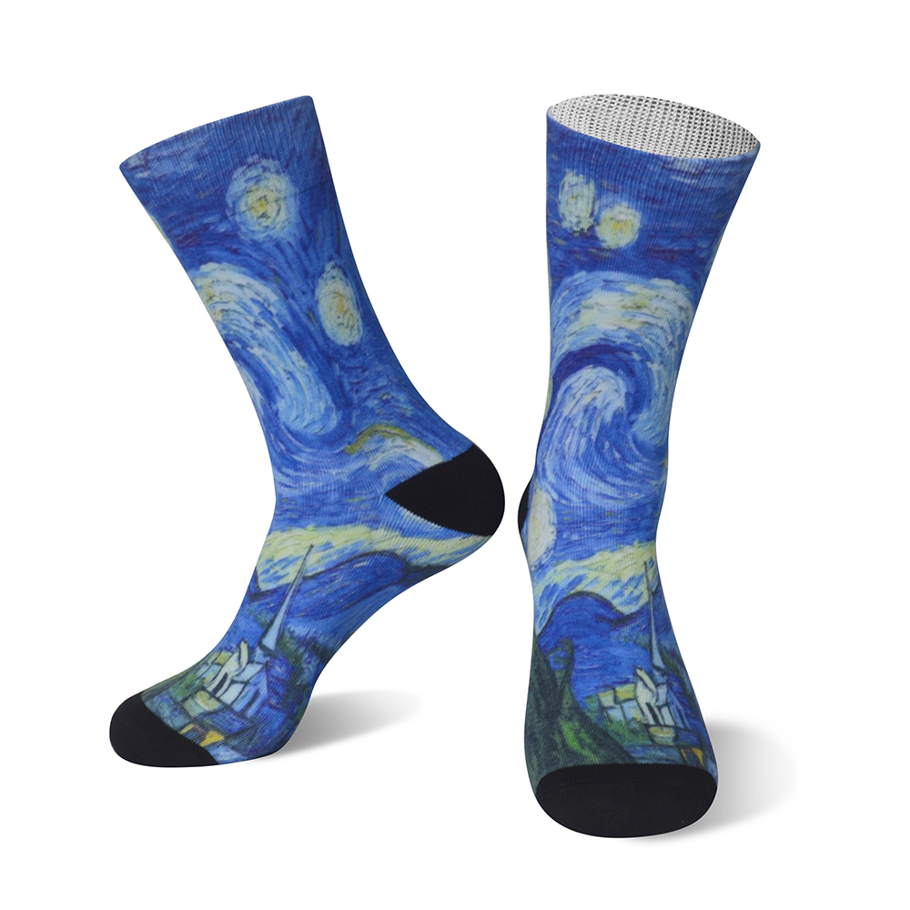 360 Printing Socks Designed Collection - Oil Painting سلسلة