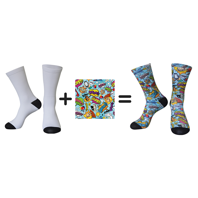 Individualiai spausdintos kojinės