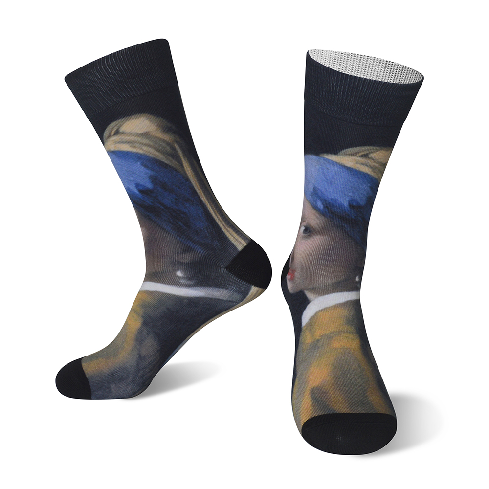 360 Printing Socks Entworfene Kollektion-Ölgemälde-Serie