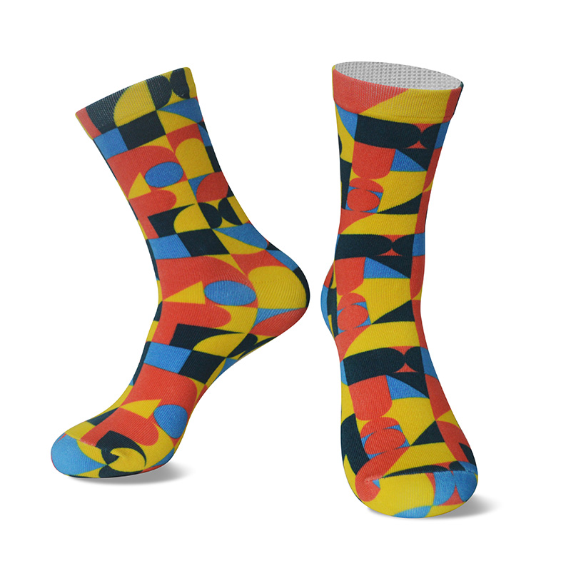 360 Chaussettes d'impression Designed collection-Abstract series