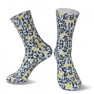 360 Чорапи за печатење Дизајнирана колекција-Апстрактна серија