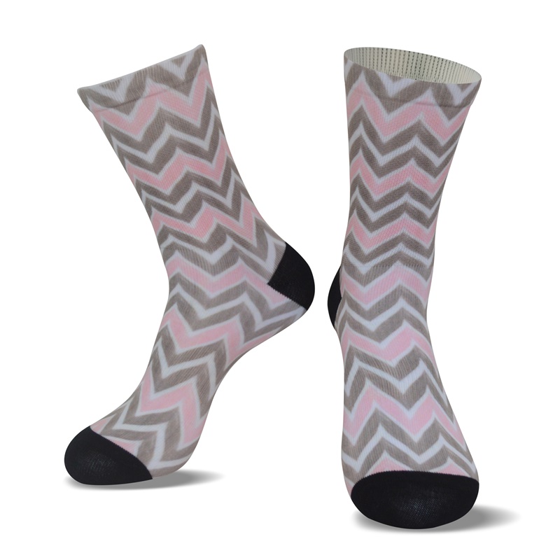360 Chaussettes d'impression Designed collection-Abstract series