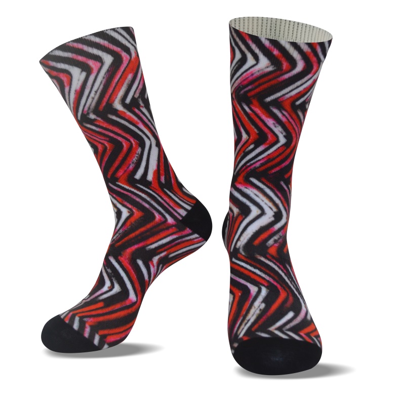 360 Printing Socks Colección deseñada-serie abstracta