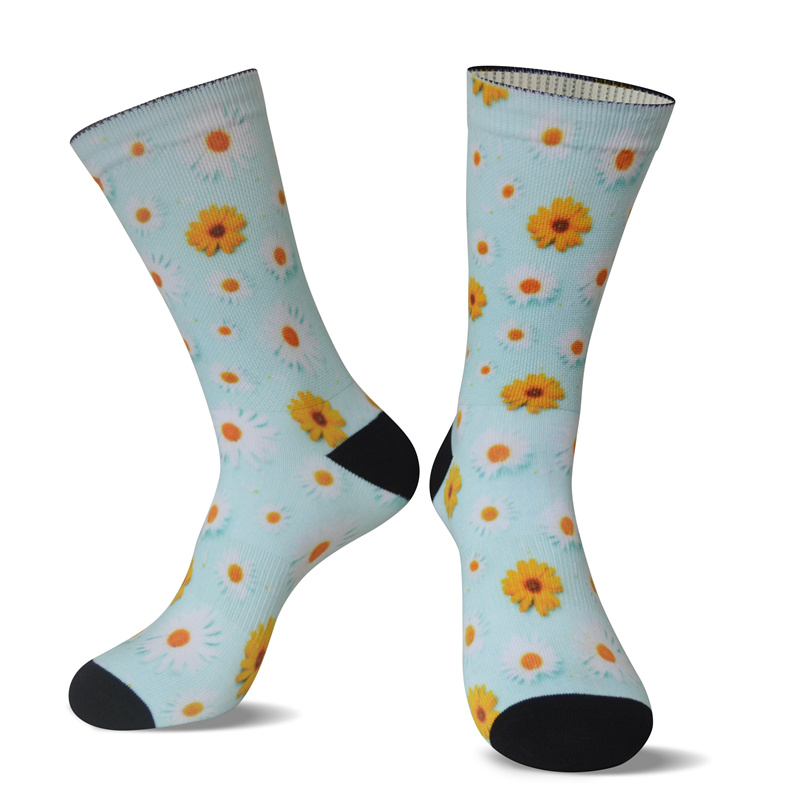 360 Printing Socks Designed collection-Flower series