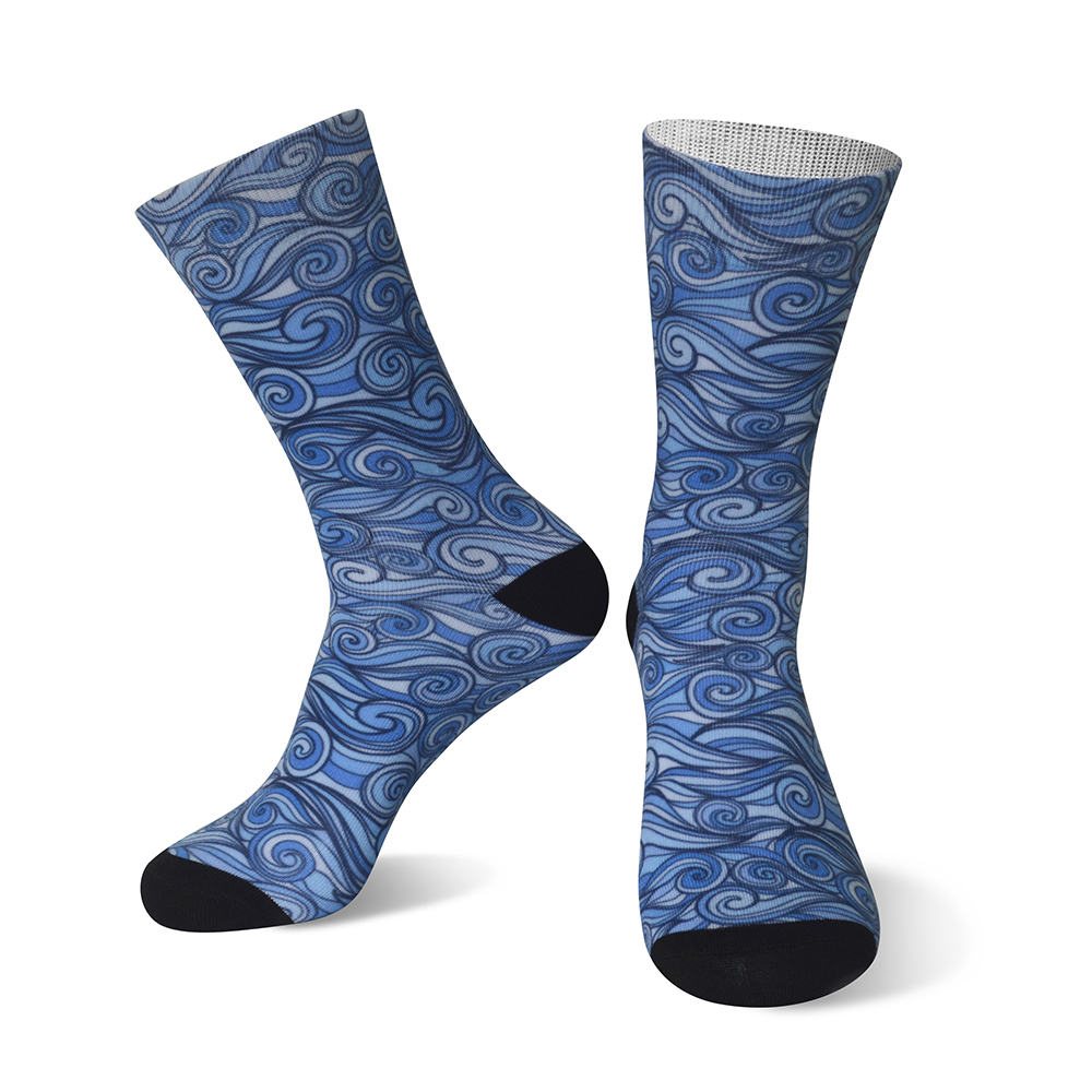 360 Printing Socks Colección deseñada-serie abstracta