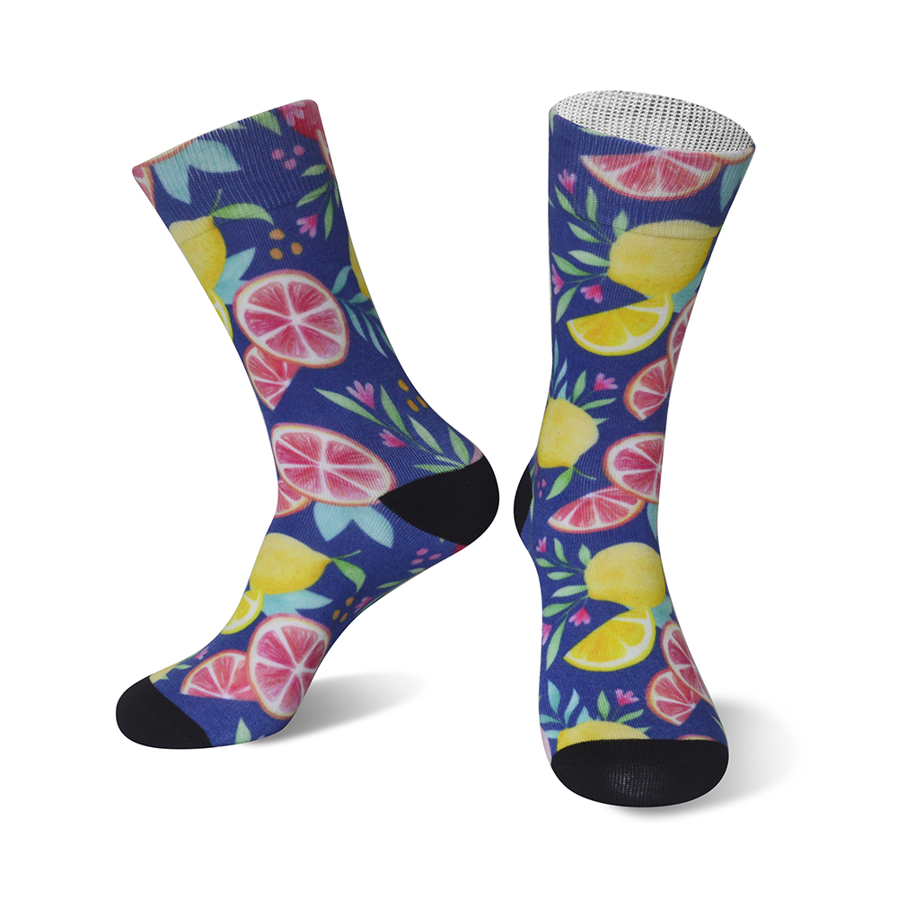 360 Printing Socks Designad kollektion-Fruits-serien