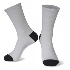 Best quality Blank Polyester Socks - White Socks Cotton  UNI Print